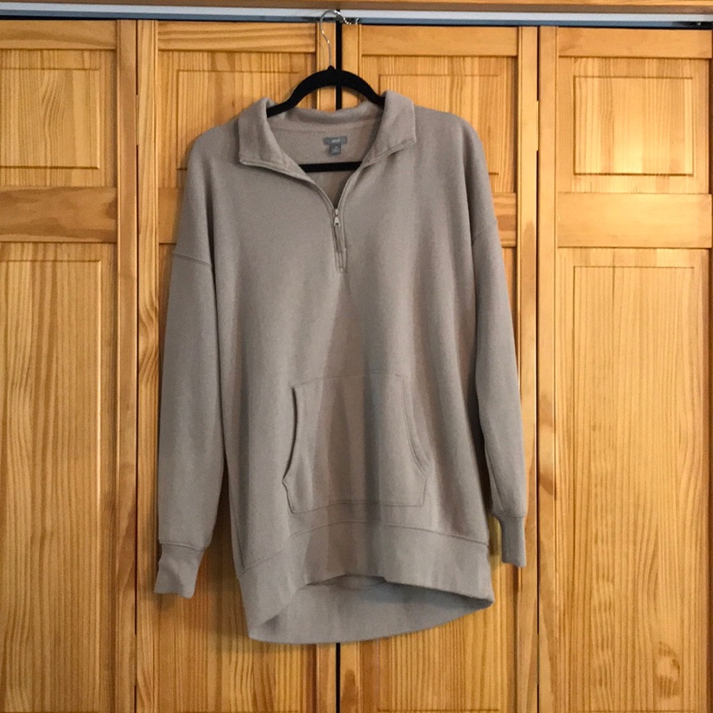 aerie half zip sweatshirt